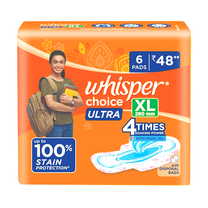 Whisper Choice Ultra 6 Pads XL